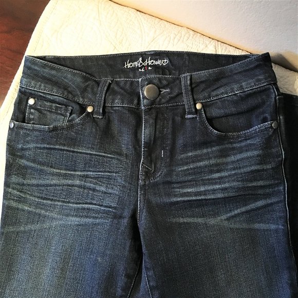 HOPE & HOWARD Slim Crop Dark Wash Jeans   26/2 - Picture 3 of 12